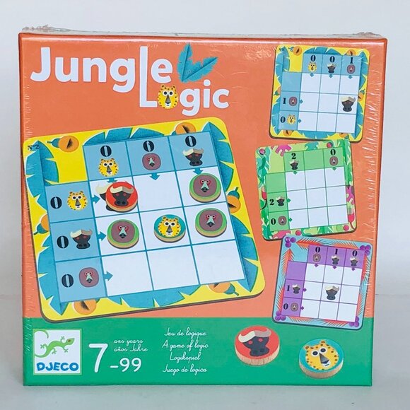 New Sealed Djeco Game of  Logic Jungle Logic for Age  7 to 99 - Picture 9 of 14